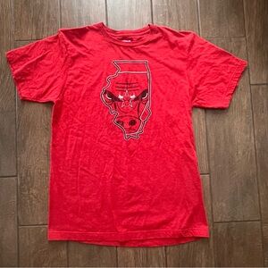 Chicago Bulls NBA Ring Spun Soft Red T Shirt size Large